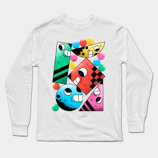 Stacks of fun! Long Sleeve T-Shirt by geolaw